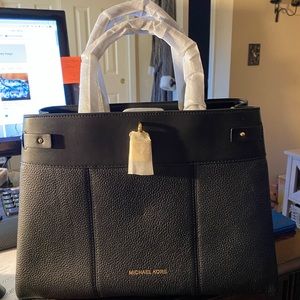 Michael Kors Pebble Leather Satchel